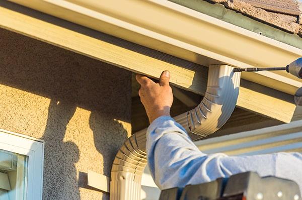 gutter installation usually completes the installation process within a day